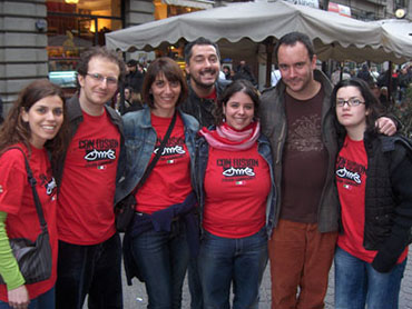 Dave in Milan before the show at 